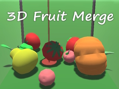 Гульня 3D Fruit Merge