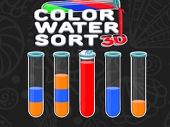 Гульня Color Water Sort 3D