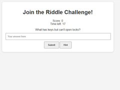 Гульня Riddle Challenge 