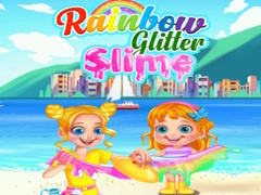 Гульня Rainbow Glitter Slime
