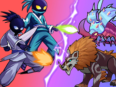 Гульня Stick Ninja Survival