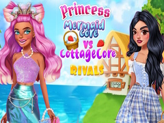 Гульня Princess Cottage Core vs Mermaid Core Rivals