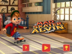 Гульня Mad Skater Alvin