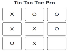 Гульня Tic Tac Toe Pro