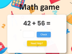 Гульня Math game
