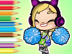 Гульня Coloring Book: Avatar World Cheerleader