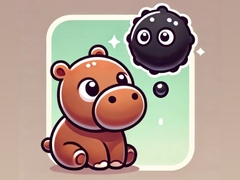 Гульня Hide Moodeng Hippo!