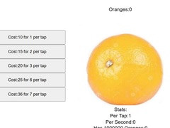 Гульня Orange Fruit Clicker