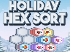 Гульня Holiday Hex Sort