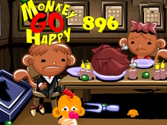 Гульня Monkey Go Happy Stage 896
