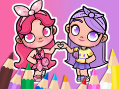 Гульня Coloring Book: BFF In Avatar World