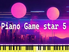Гульня Piano Game star 5