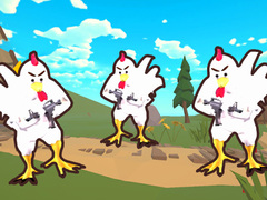 Гульня Chicken shooter io