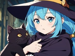 Гульня Witchy And The Puzzle Adventures