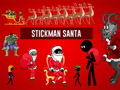 Гульня Stickman Santa