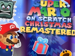 Гульня Super Mario on Scratch Christmas Remastered