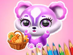 Гульня Coloring Book: Fluffy Picnic
