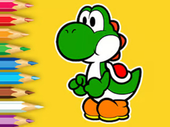 Гульня Coloring Book: Yoshi Fishing Day