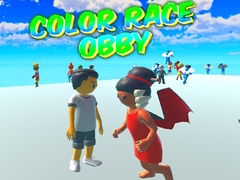 Гульня Color Race Obby