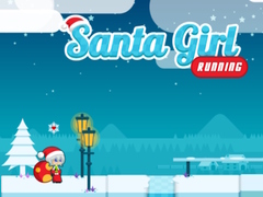 Гульня Santa Girl Running