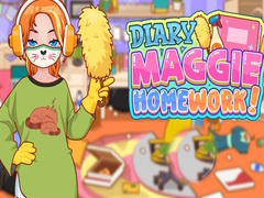 Гульня Diary Maggie Homework!