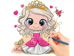 Гульня Coloring Book: Chibi Doll Princess