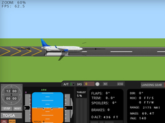 Гульня Flight Simulator 737-800
