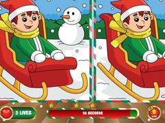 Гульня Christmas Find The Differences