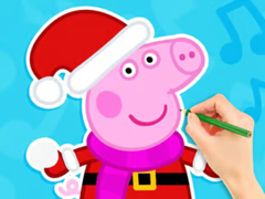 Гульня Coloring Book: Peppa Pig Snowman