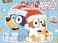 Гульня Bluey Christmas Jigsaw