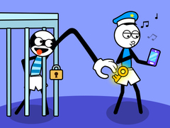 Гульня Stickman Troll Thief Puzzle