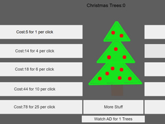 Гульня Christmas Tree Clicker