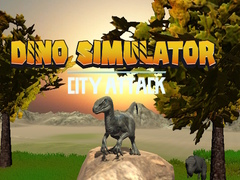 Гульня Dino Simulator City Attack