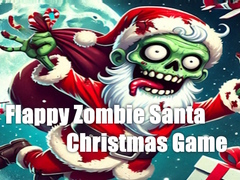 Гульня Flappy Zombie Santa Christmas Game