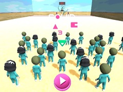 Гульня Squid Game Race 3d