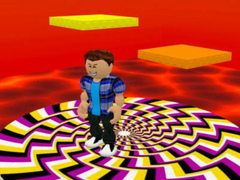 Гульня Roblox: Parkour Lava