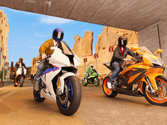 Гульня Real Motorbike Simulator Race 3D