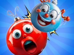 Гульня Merge Balls New Years Toys in 3D!