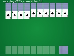 Гульня Spider Solitaire Classic Ver