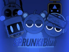 Гульня Sprunki Blue Mod