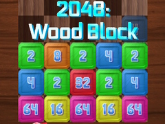 Гульня 2048: Wood Block