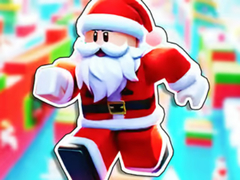 Гульня Jigsaw Puzzle: Roblox Santa Dash