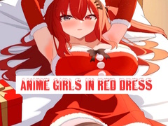 Гульня Anime Girls In Red Dress Tile Puzzle