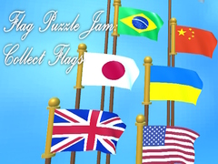 Гульня Flag Puzzle Jam: Collect Flags