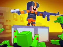 Гульня Cubic Frontier: Zombie Robby