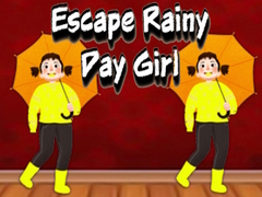 Гульня Escape Rainy Day Girl