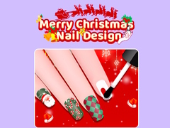 Гульня Merry Christmas Nail Design