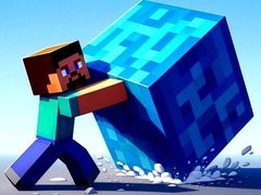 Гульня MineBlocks 3D Maze