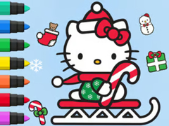 Гульня Coloring Book: Hello Kitty Christmas