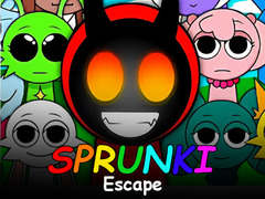 Гульня Sprunki 3D Escape